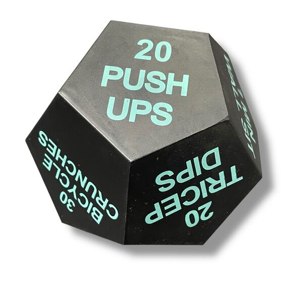 Foam Dice Die Sports Exercise Fitness 12 Sided Exercise Home Gym Workout Burpee - Picture 5 of 7